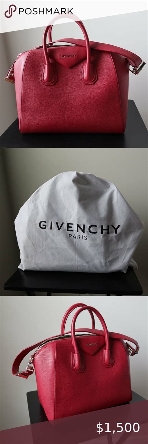 cherry red givenchy antigona|givenchy paris.